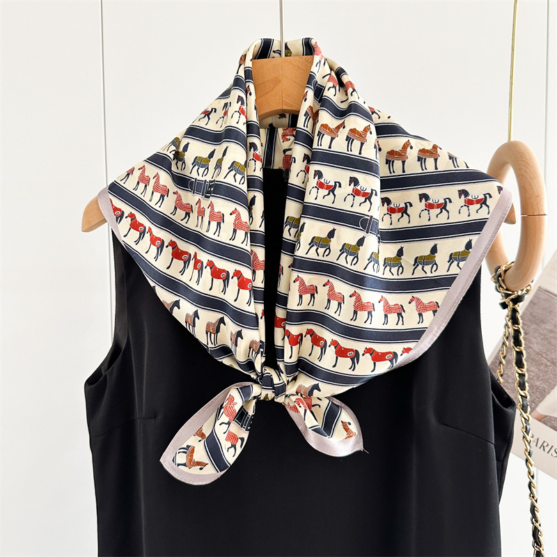 Travel Accessories Luxury Brands - Foulards en Soie de Mûrier 65CM