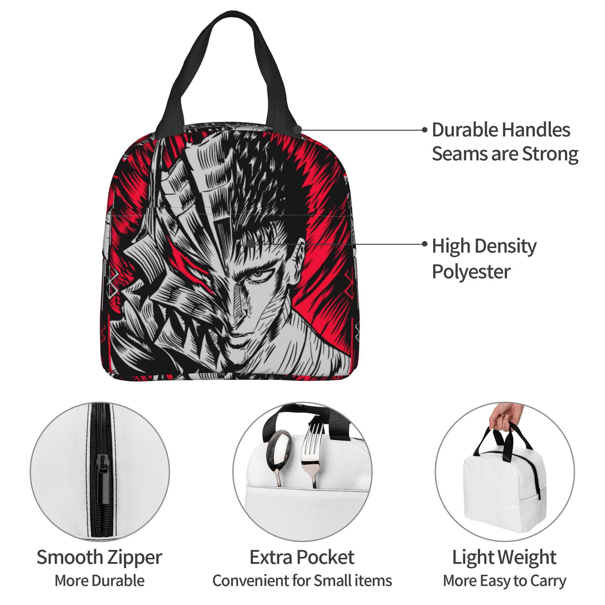 Travel Accessories Brand - B-Berserks Sac à déjeuner isotherme de
