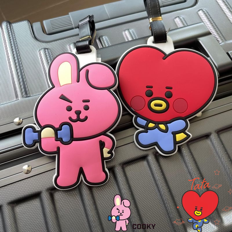 Travel Accessories List - Porte-clés mignon BT21, étiquette à bagages