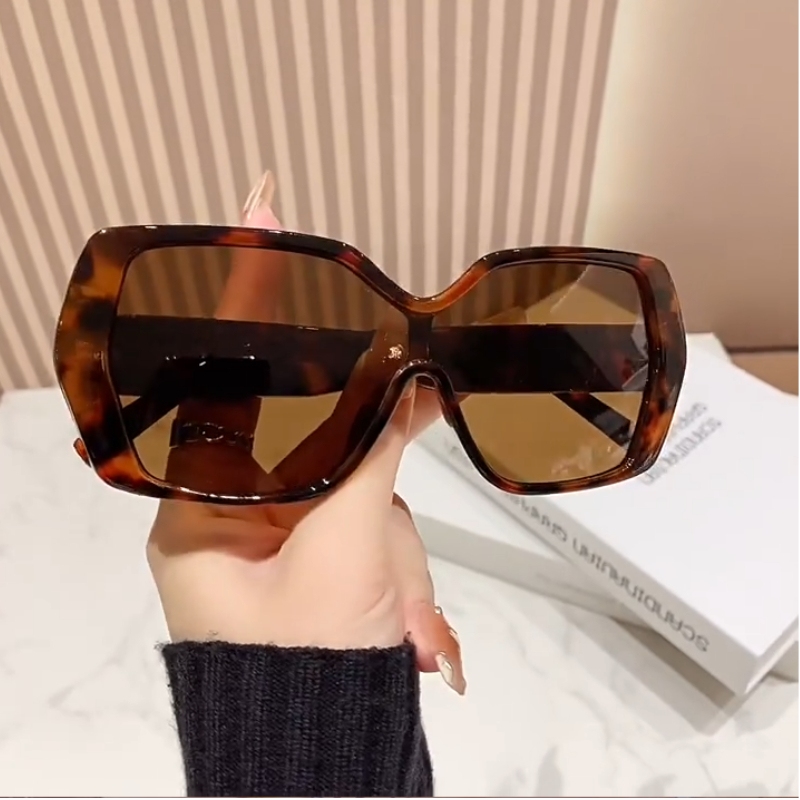 Travel Accessories Brand - ZXIAC mode rétro surdimensionné carré lunettes