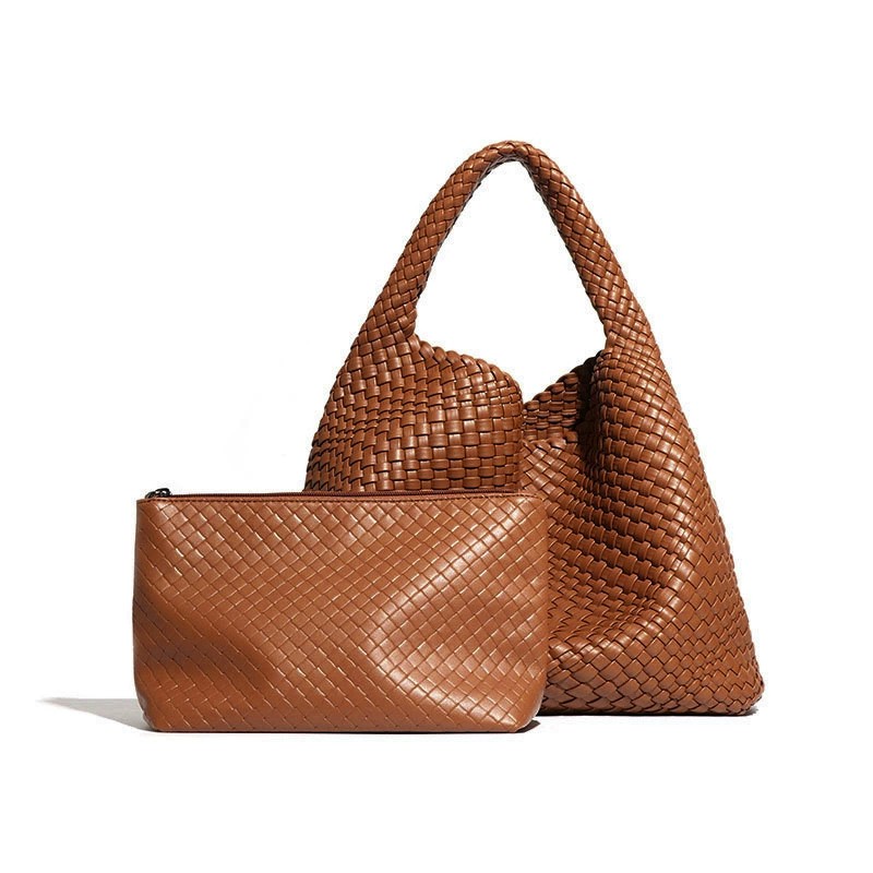 Travel Accessories Leather - Sac fourre-tout en cuir végan tissé