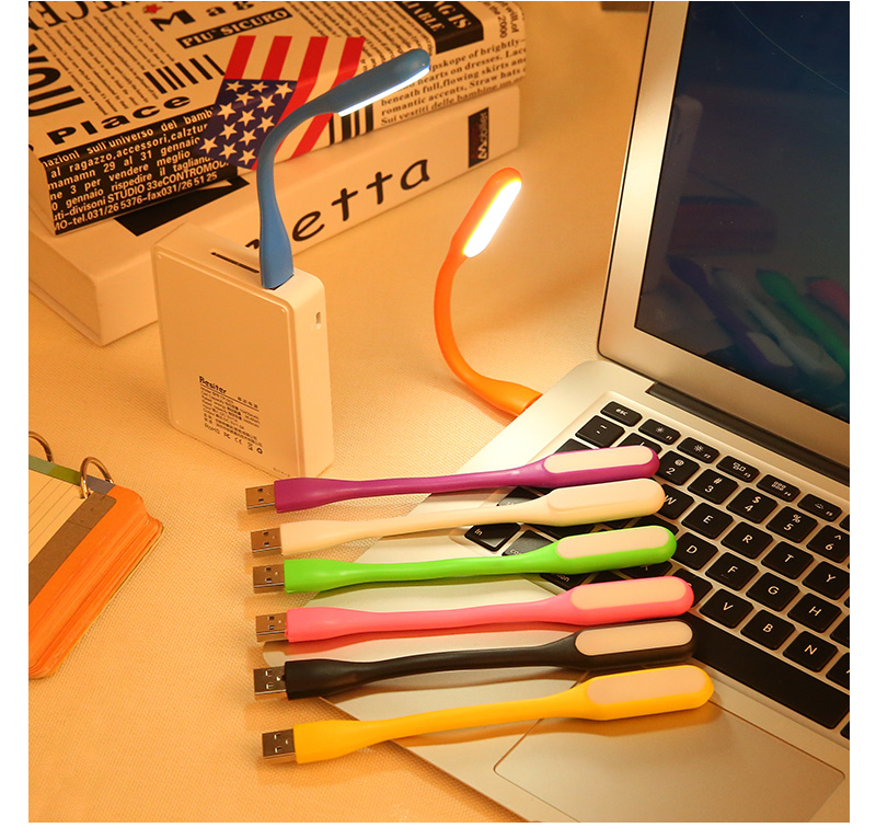 Book Light Flexible - Ampoule LED USB en métal flexible,