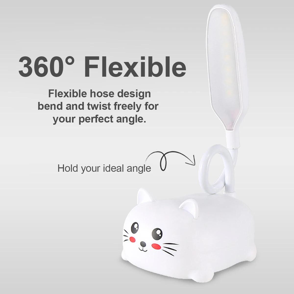Cat Night Light Lamp Animal Fo - Book Light Flexible avis et prix