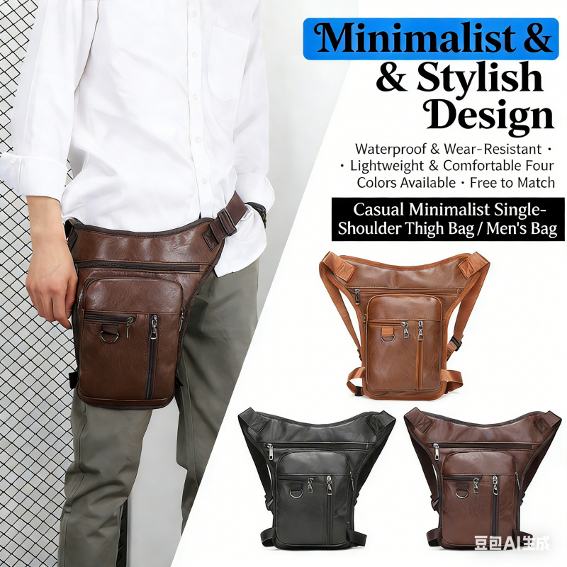 Sac de jambe en cuir PU, sac d - Travel Accessories Hip Belt avis et prix