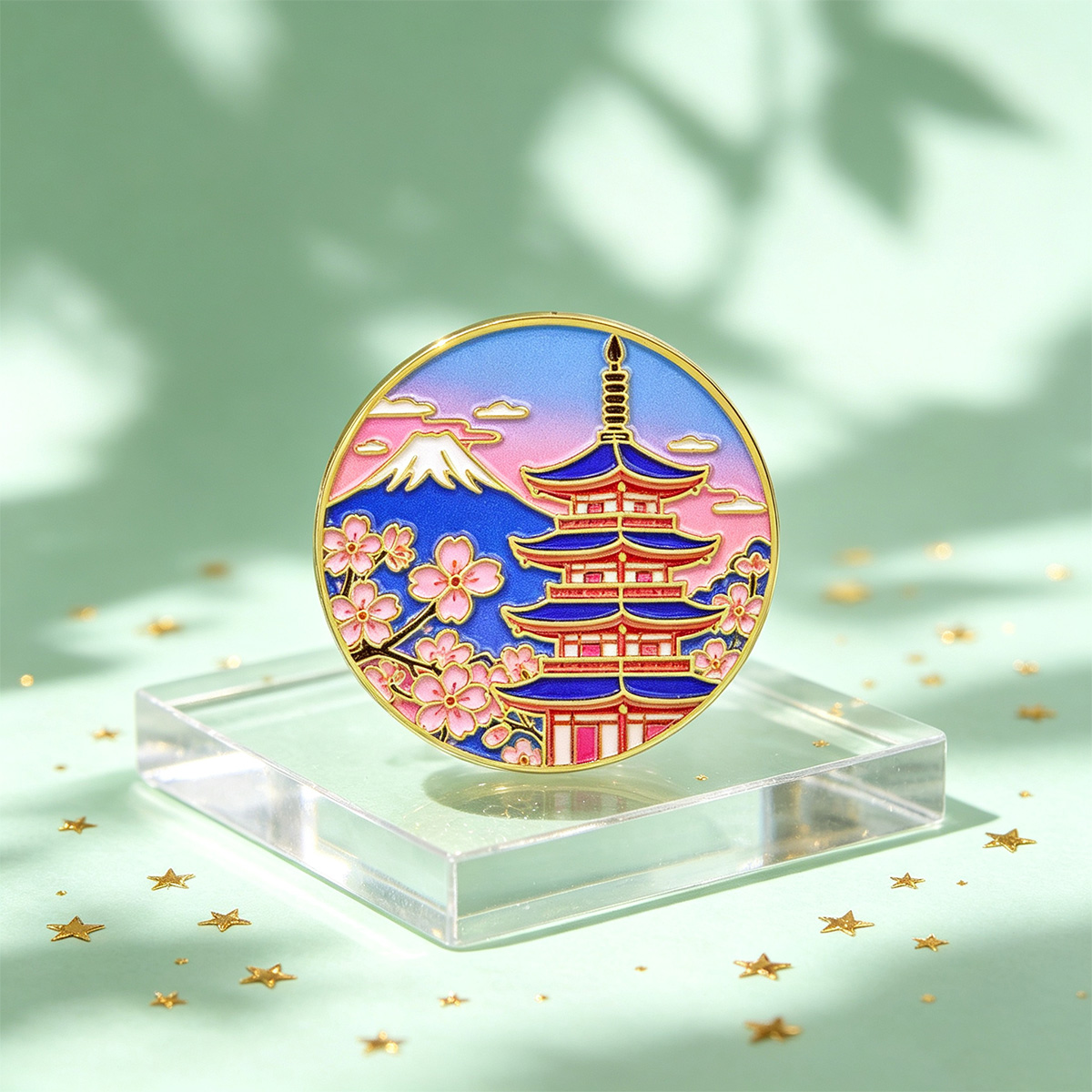 Épinglette en émail Fleur de c - Travel Accessories In Japan avis et prix