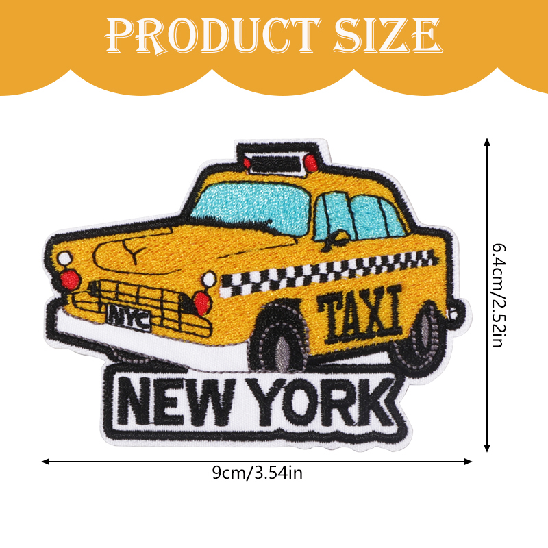 Patch brodé New York Taxi Trav - Travel Accessories New York avis et prix