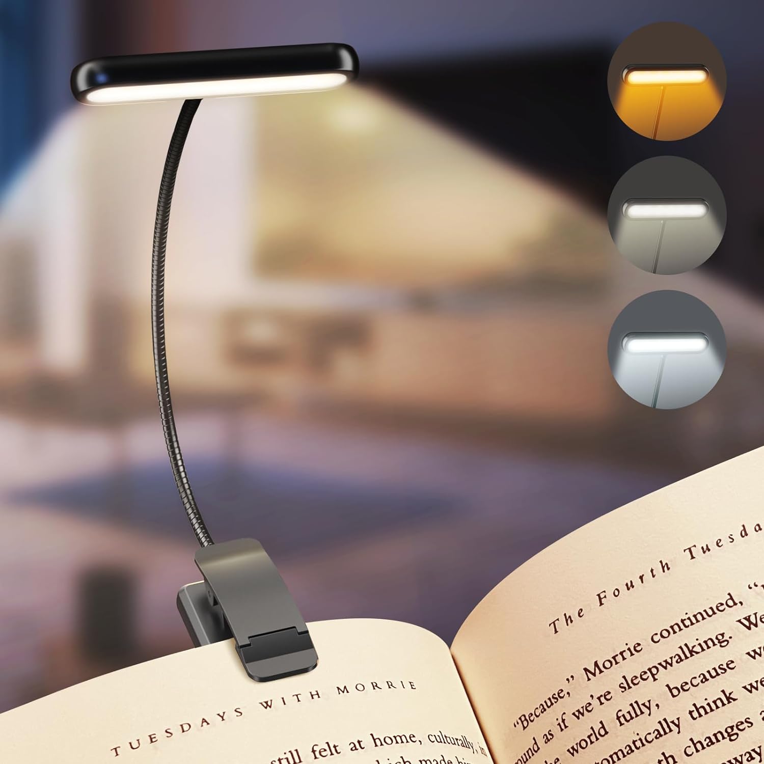 LED livre lumière lampe de lec - Book Light Flexible avis et prix