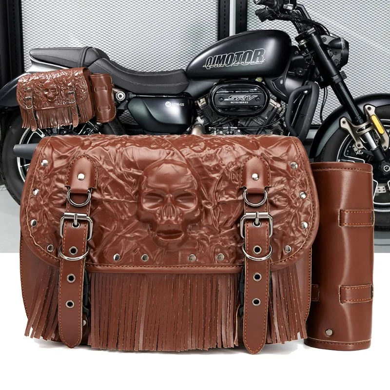 Sacoche de moto pour Cafe Moto - Travel Accessories Leather avis et prix