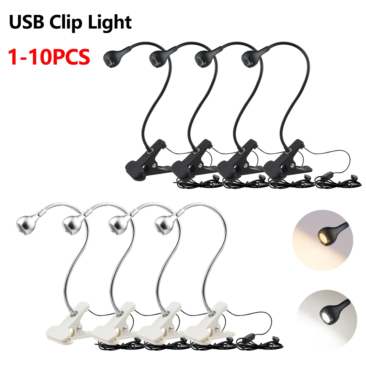 Lampe de lecture à clipser, al - Book Light Flexible avis et prix