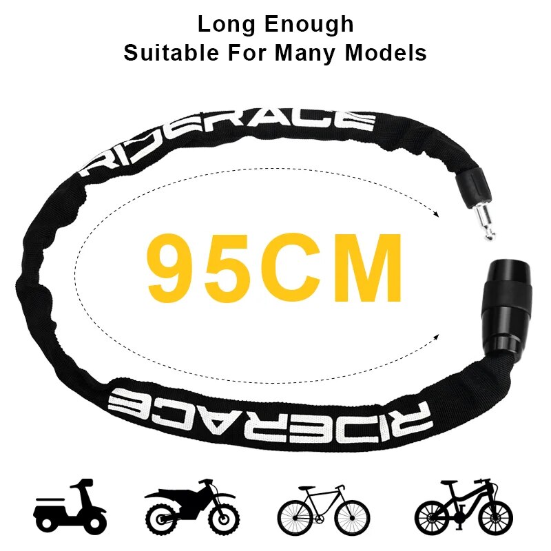 RIDERACE Verrou de Chaîne De V - Cable Lock Combination avis et prix