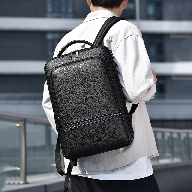 Sac à dos en cuir PU pour homm - Travel Accessories Leather avis et prix