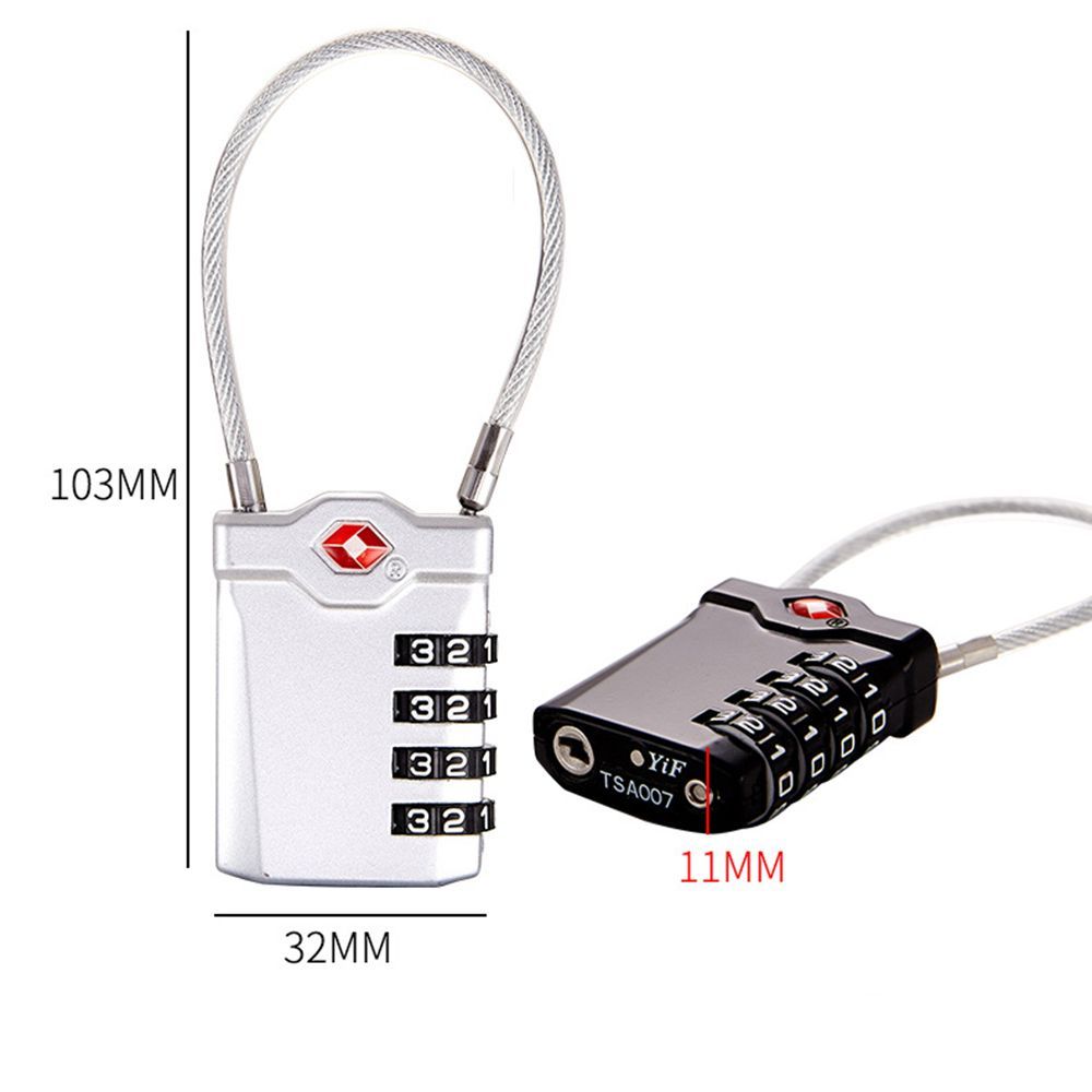 Petit cadenas étanche avec câb - Cable Lock Combination avis et prix