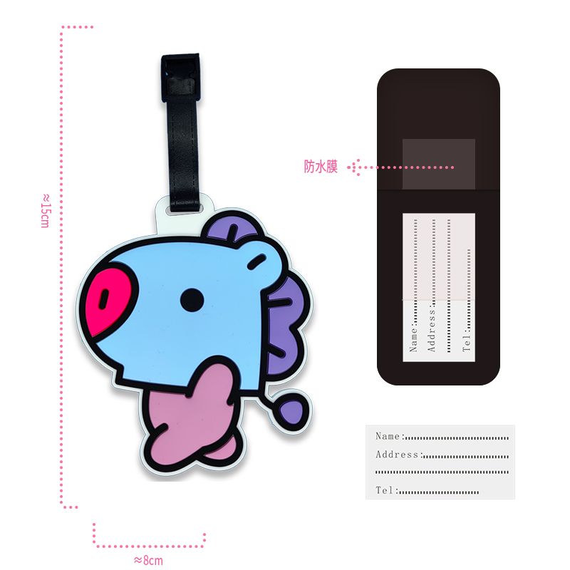 Porte-clés mignon BT21, étique - Travel Accessories List avis et prix