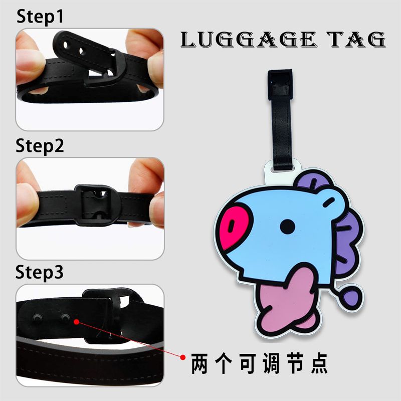 Porte-clés mignon BT21, étique - Travel Accessories List avis et prix