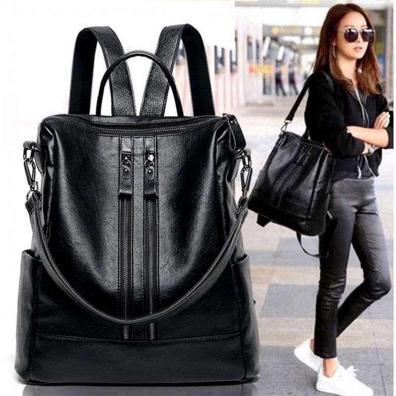Sac à dos d'école en cuir soup - Travel Accessories Leather avis et prix