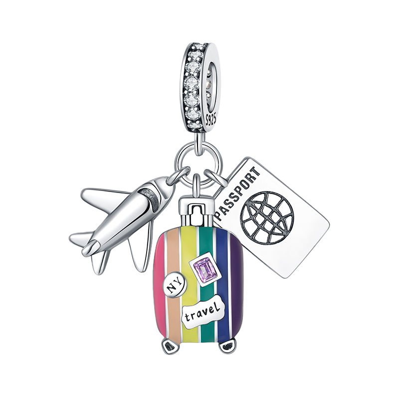 Breloque en argent sterling 92 - Travel Accessories Plane avis et prix