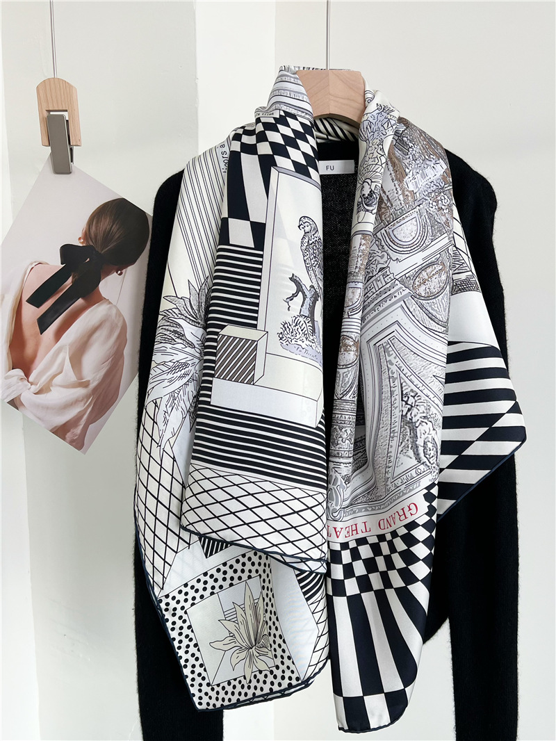 Grands foulards en soie de mar - Travel Accessories Brand avis et prix