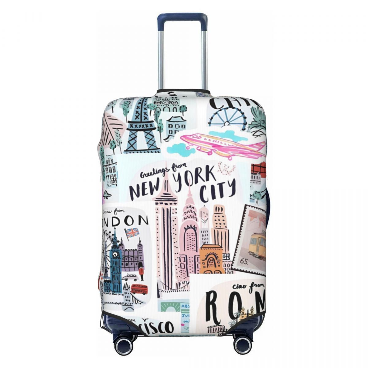 Housse de valise imprimée de v - Travel Accessories New York avis et prix