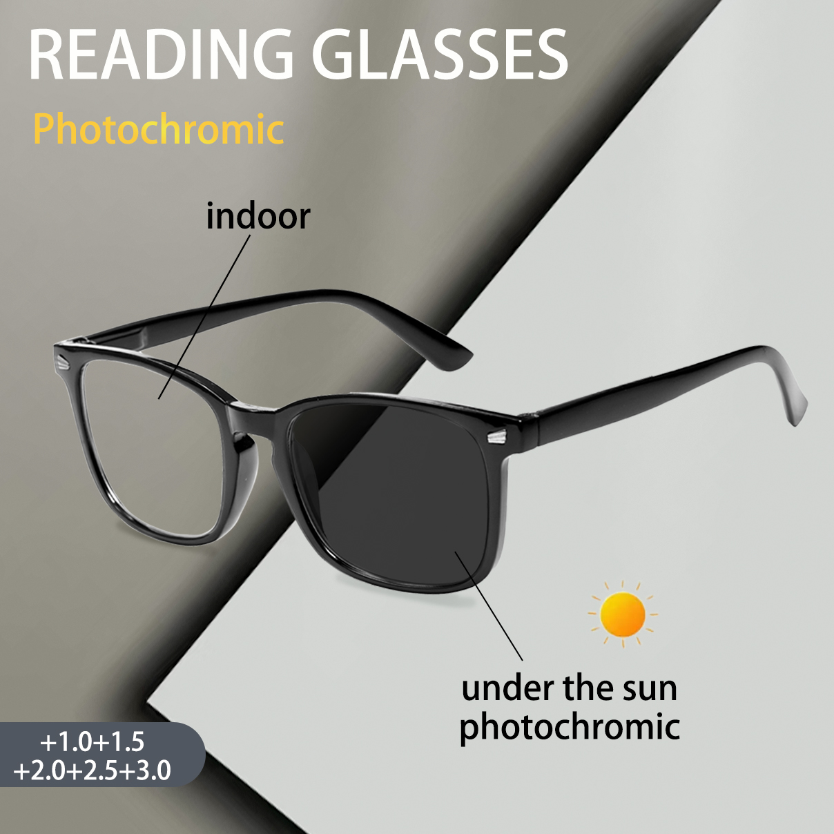 Lunettes de lecture photochrom - Book Light Flexible avis et prix