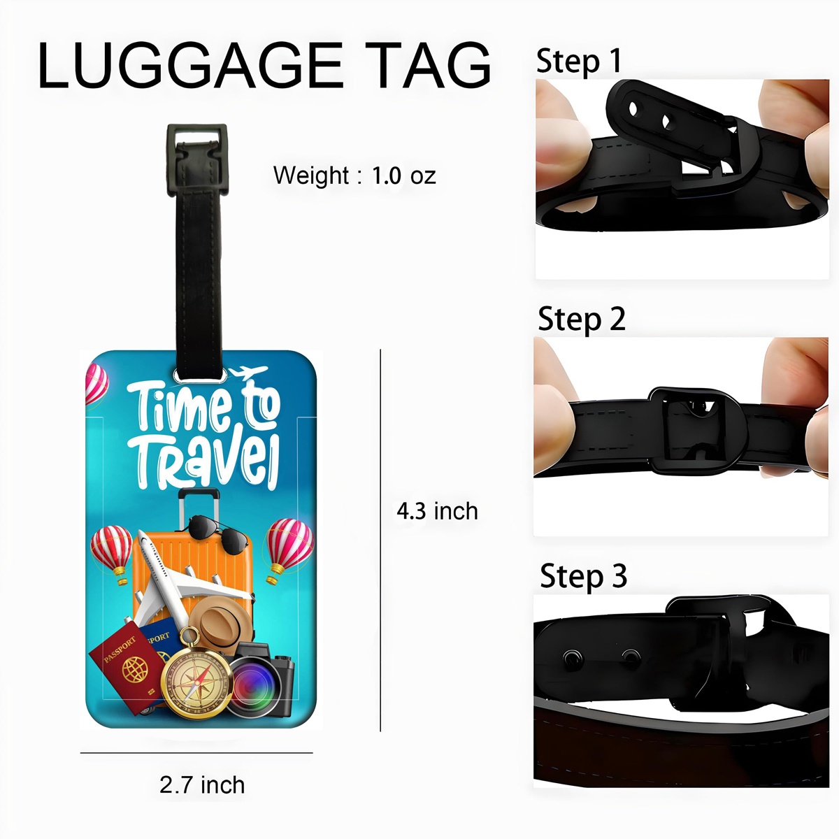 Étiquette de bagage de voyage  - Travel Accessories List avis et prix