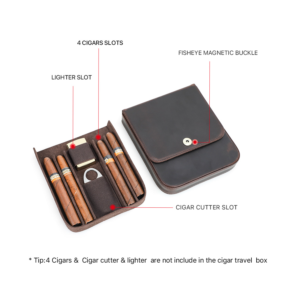 CONTACT'S FAMILY Boîte à cigar - Travel Accessories Leather avis et prix